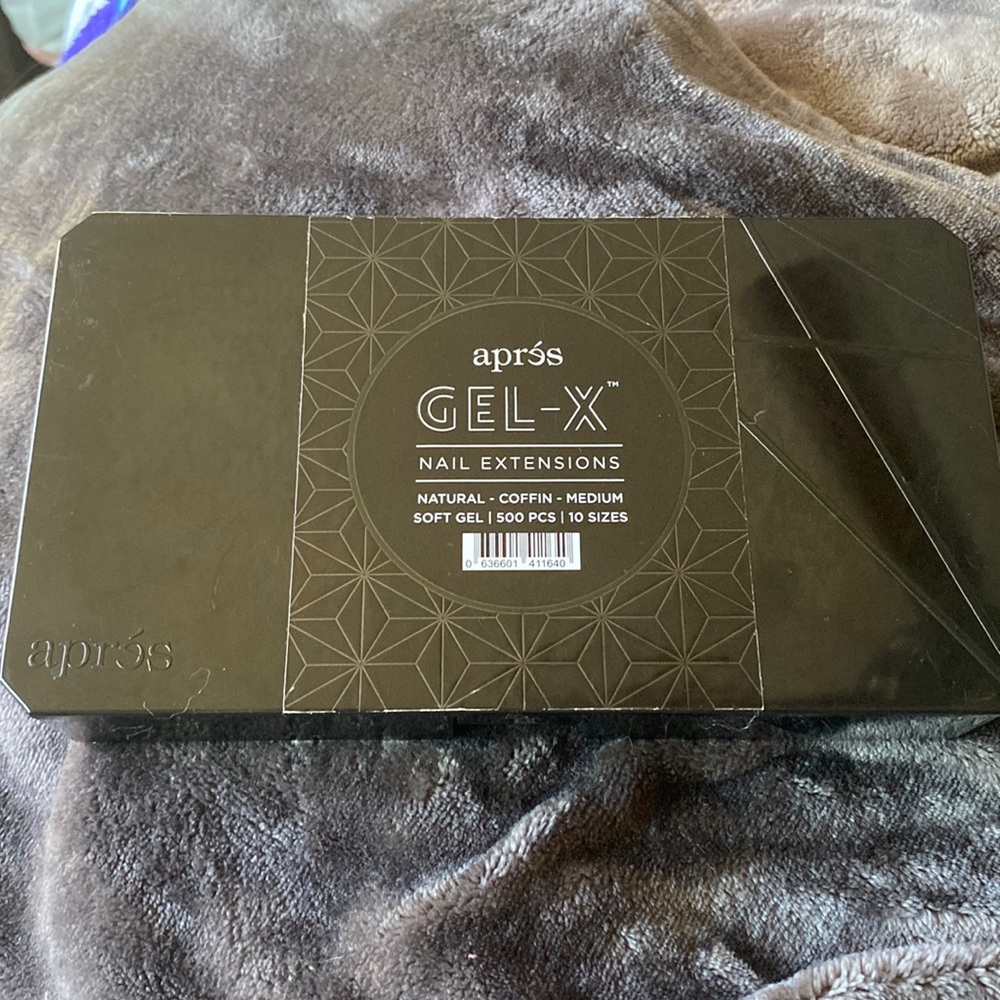 Apres Gel X Natural Coffin Medium